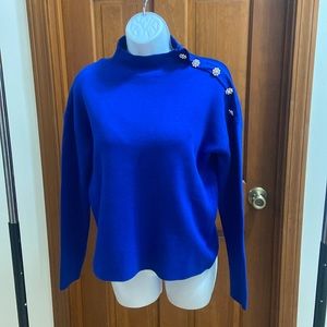 Cobalt blue Tahari sweater sz Sm